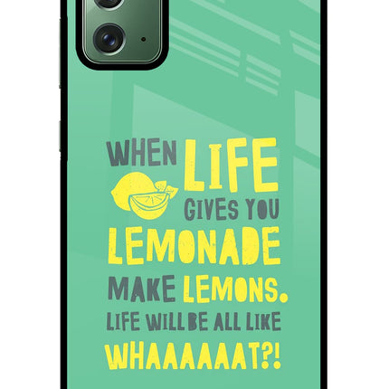 Quote Samsung Note 20 Glass Case