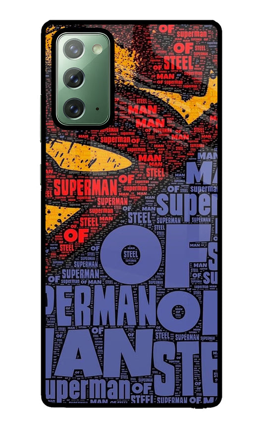 Superman Samsung Note 20 Glass Case