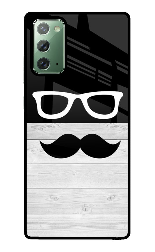 Mustache Samsung Note 20 Glass Case