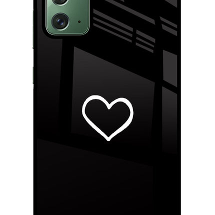 Heart Samsung Note 20 Glass Case