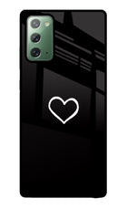 Heart Samsung Note 20 Glass Case