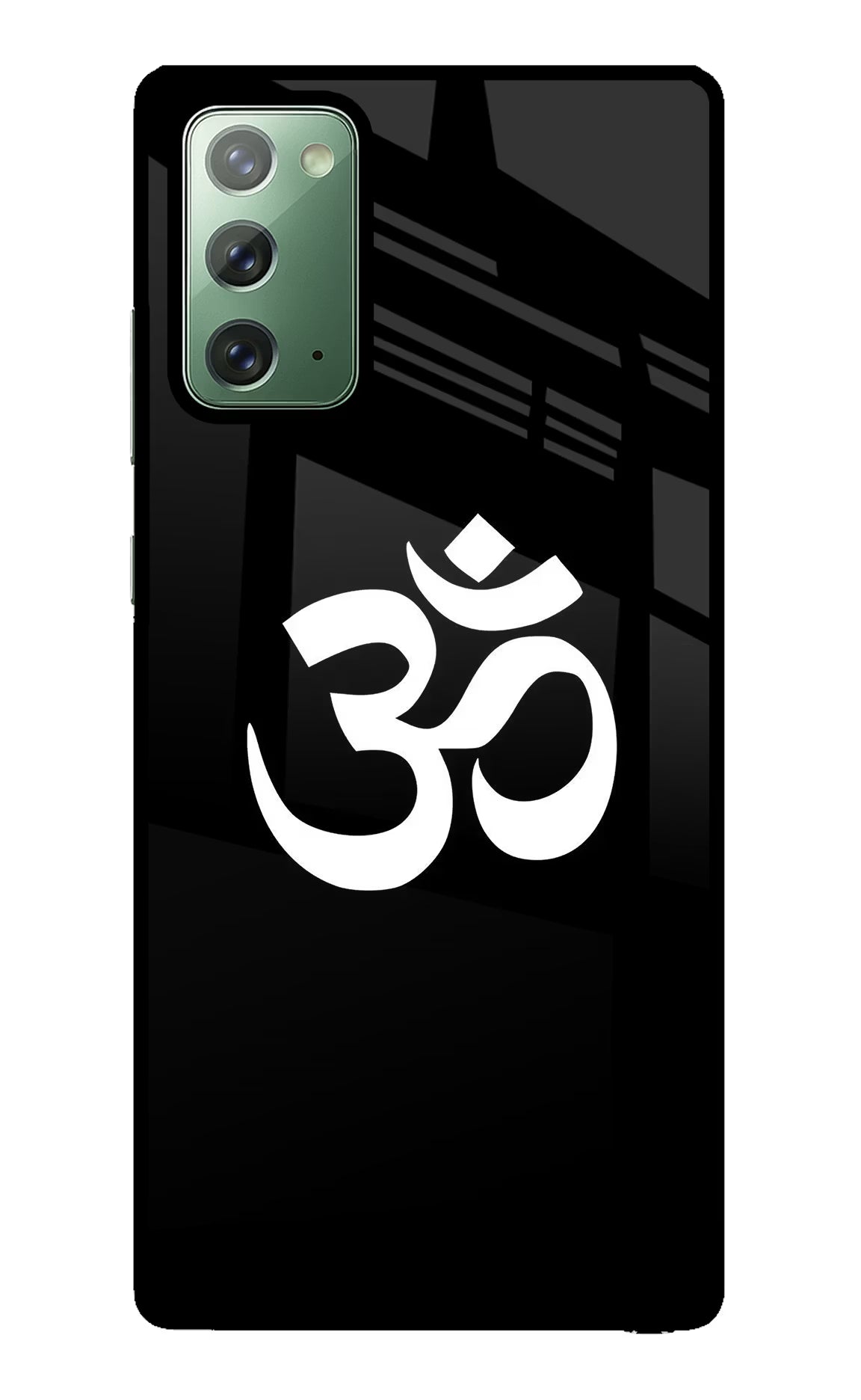 Om Samsung Note 20 Glass Case Back Cover by Casekaro