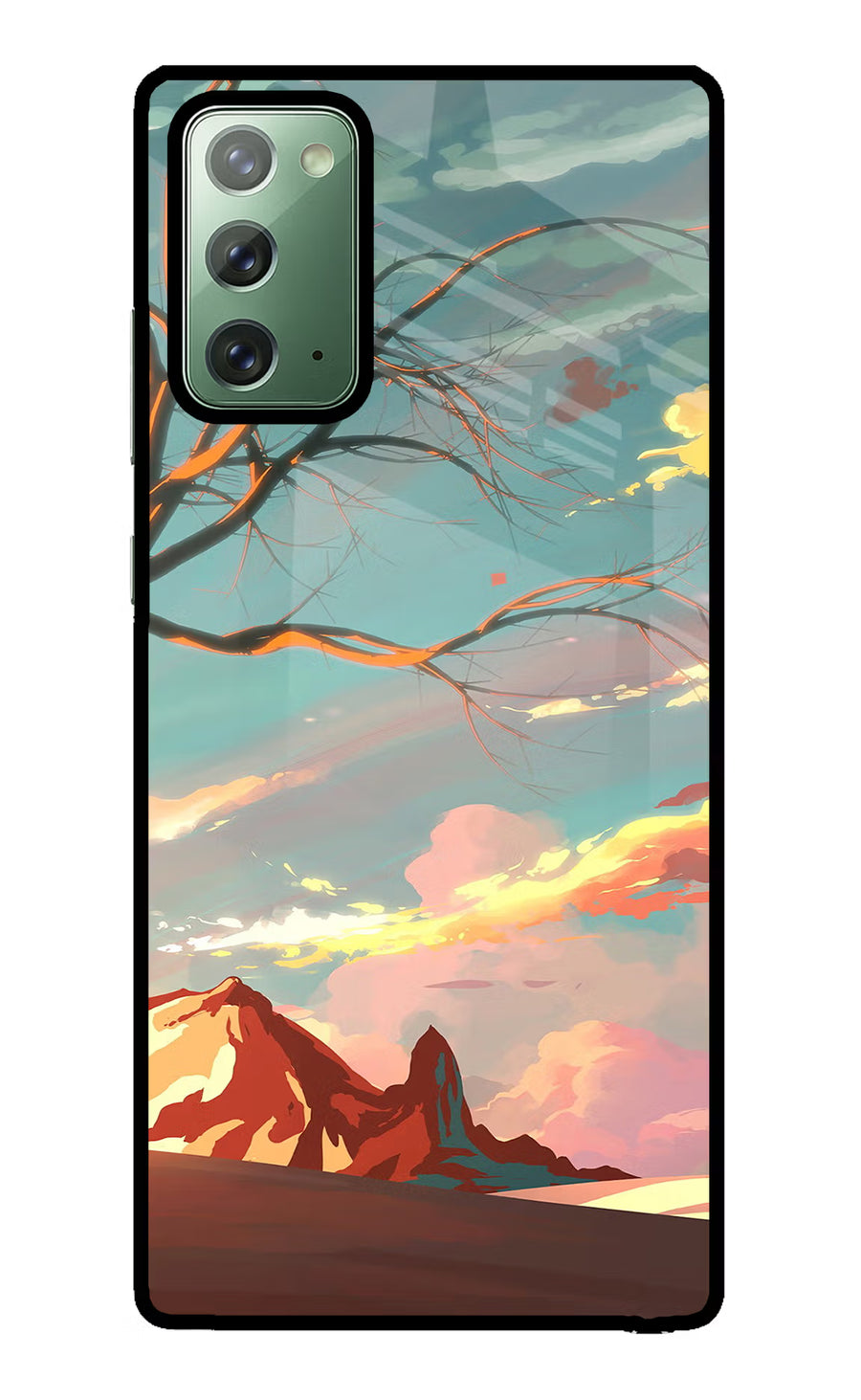 Scenery Samsung Note 20 Back Cover, Glass case