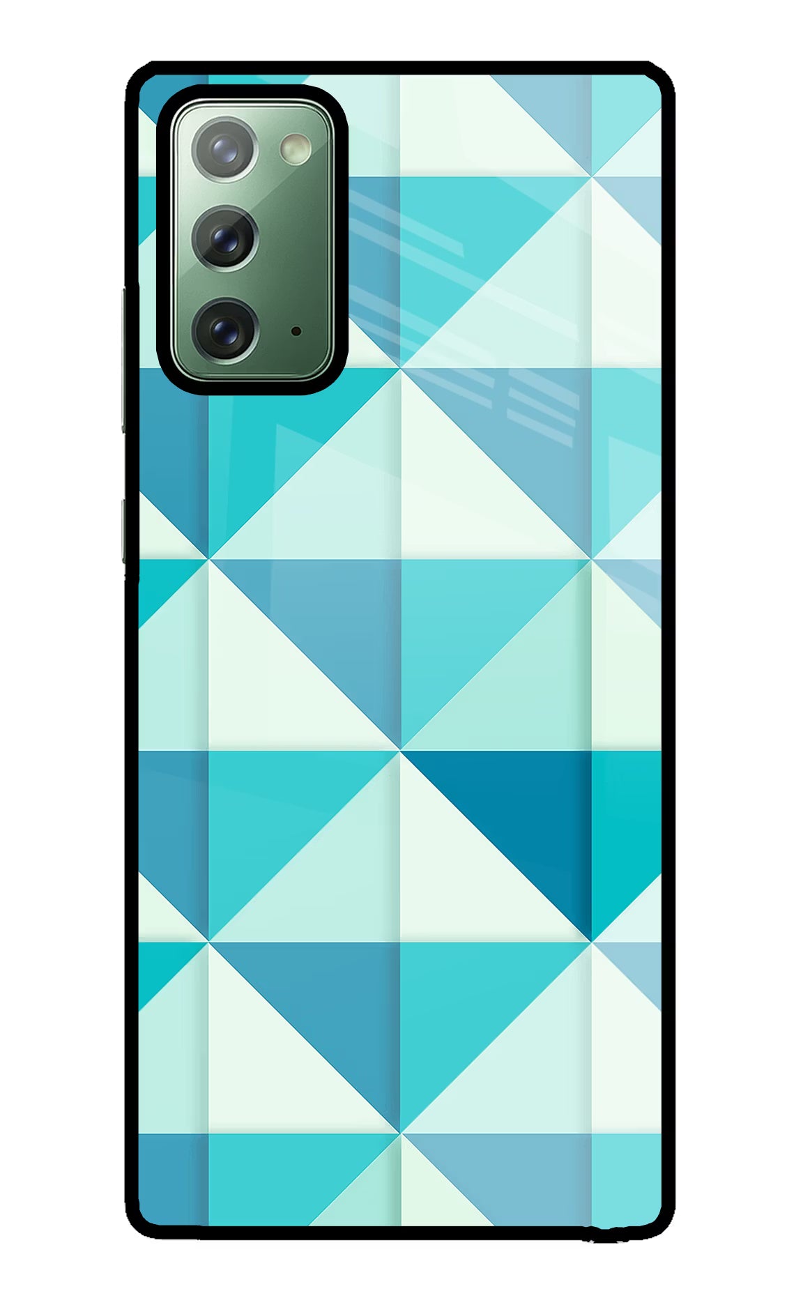 Abstract Samsung Note 20 Glass Case Back Cover by Casekaro