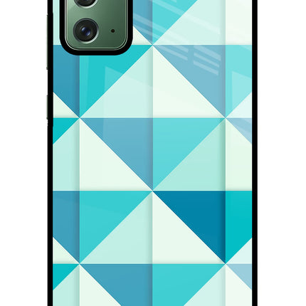 Abstract Samsung Note 20 Glass Case