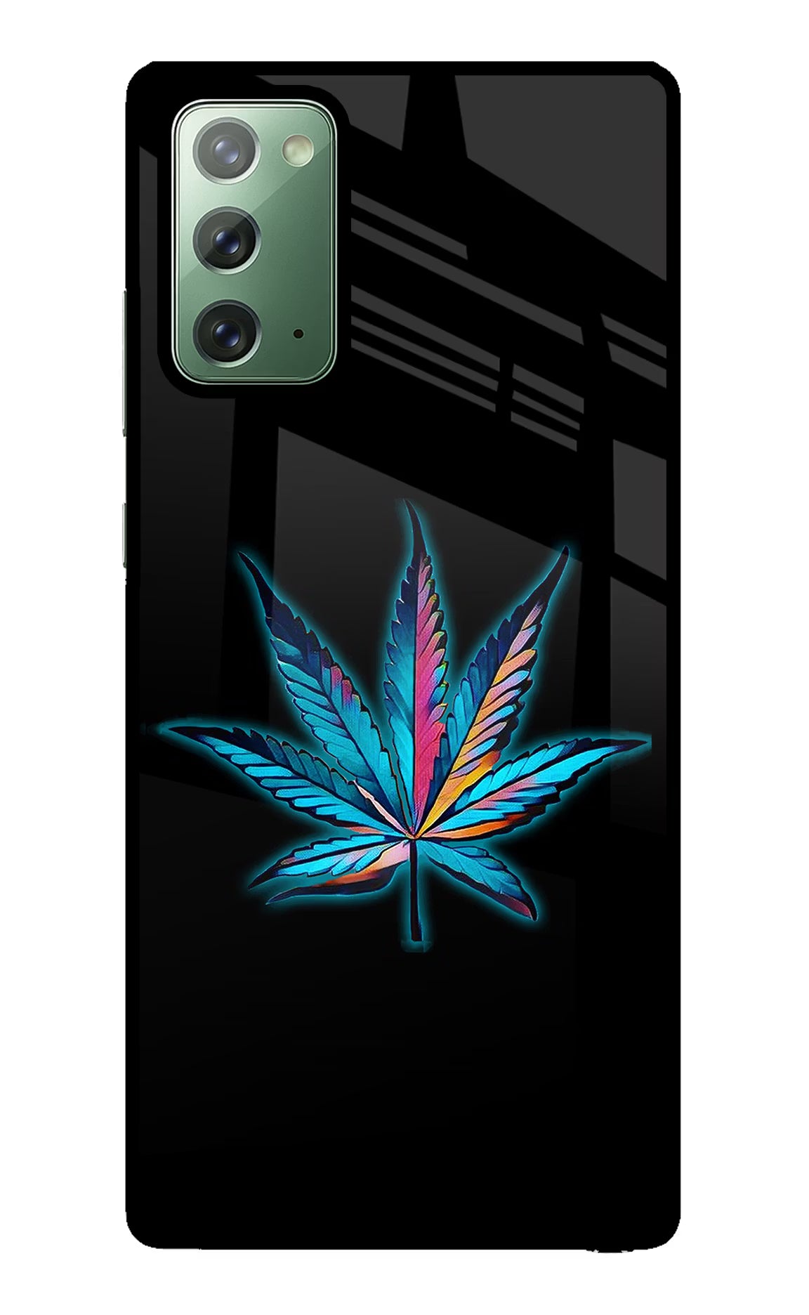 Weed Samsung Note 20 Glass Case Back Cover by Casekaro