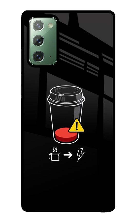 Coffee Samsung Note 20 Glass Case