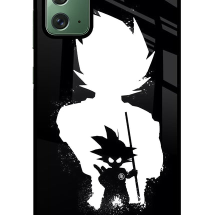 Goku Shadow Samsung Note 20 Glass Case