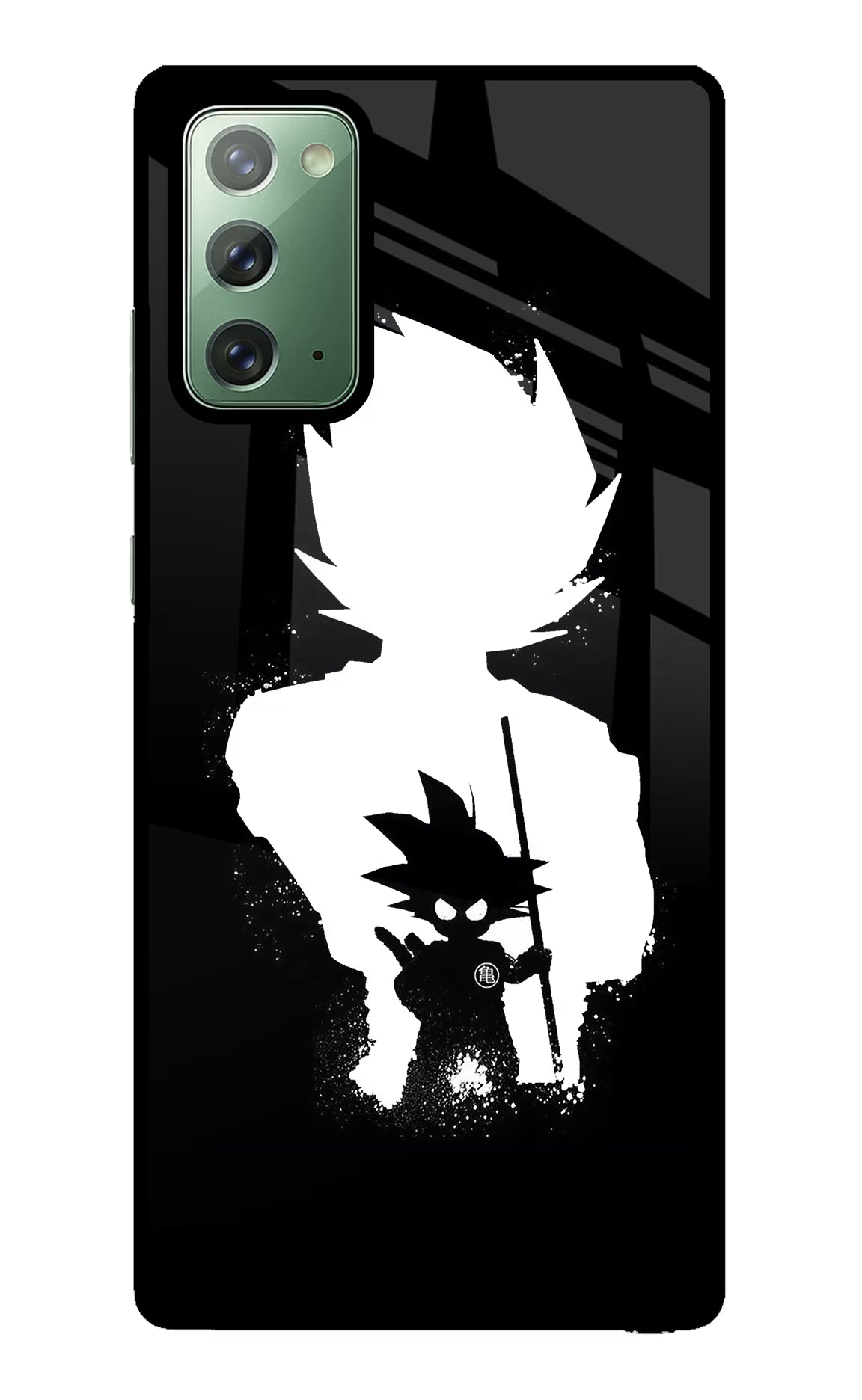 Goku Shadow Samsung Note 20 Glass Case