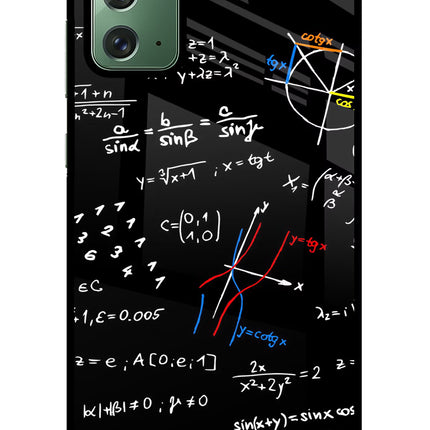 Mathematics Formula Samsung Note 20 Glass Case