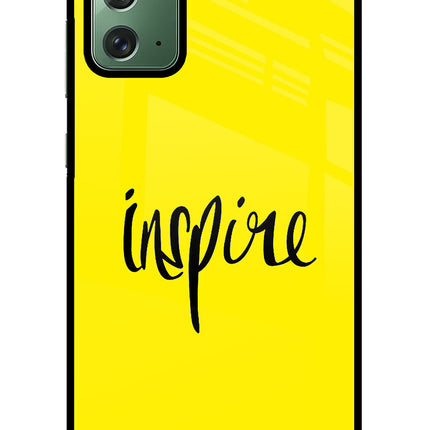 Inspire Samsung Note 20 Glass Case