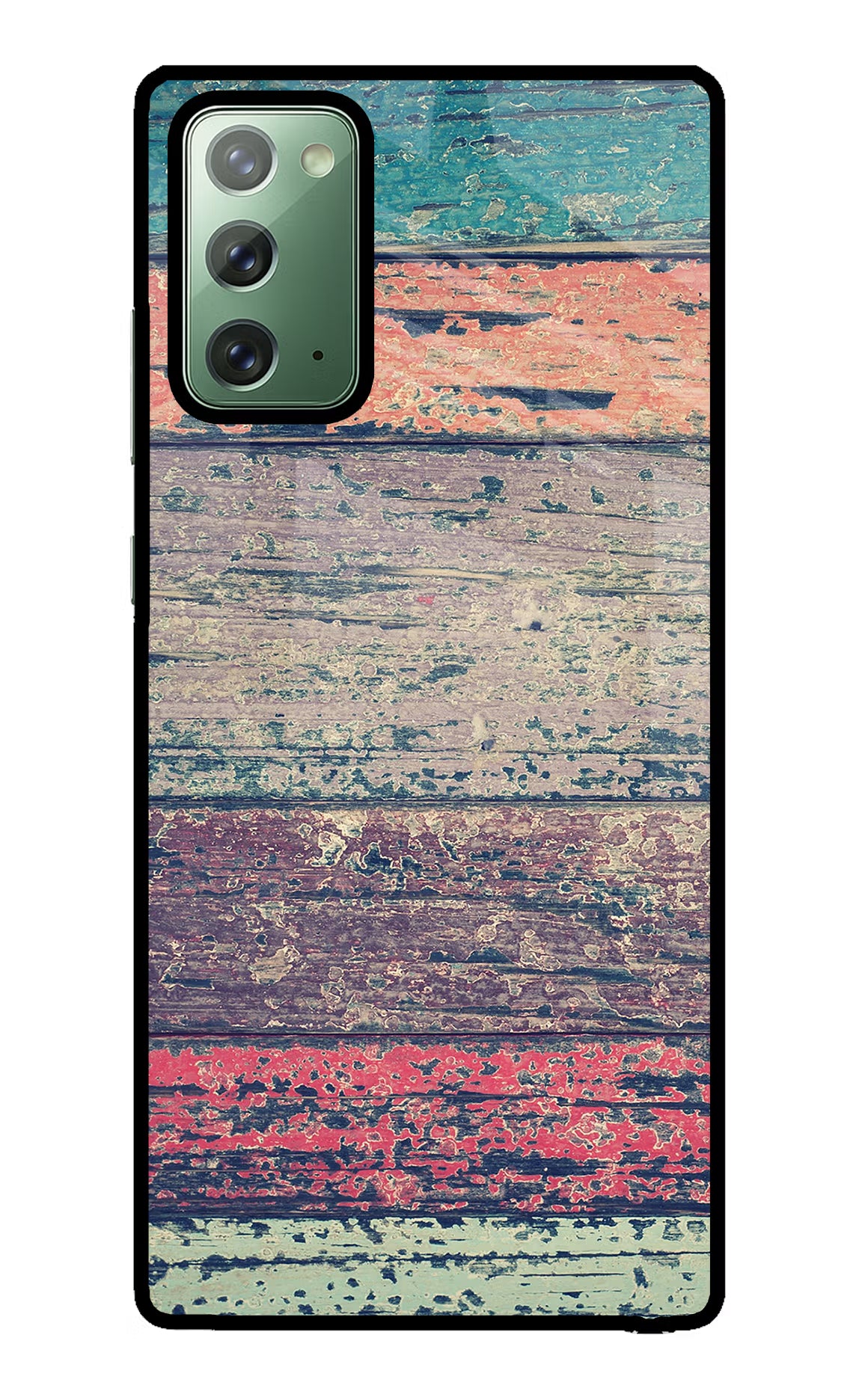 Colourful Wall Samsung Note 20 Glass Case Back Cover by Casekaro