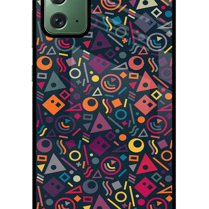 Geometric Abstract Samsung Note 20 Glass Case