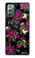 Flowers Samsung Note 20 Glass Case