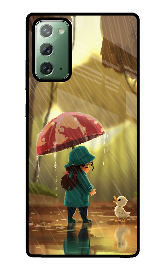 Rainy Day Samsung Note 20 Glass Case