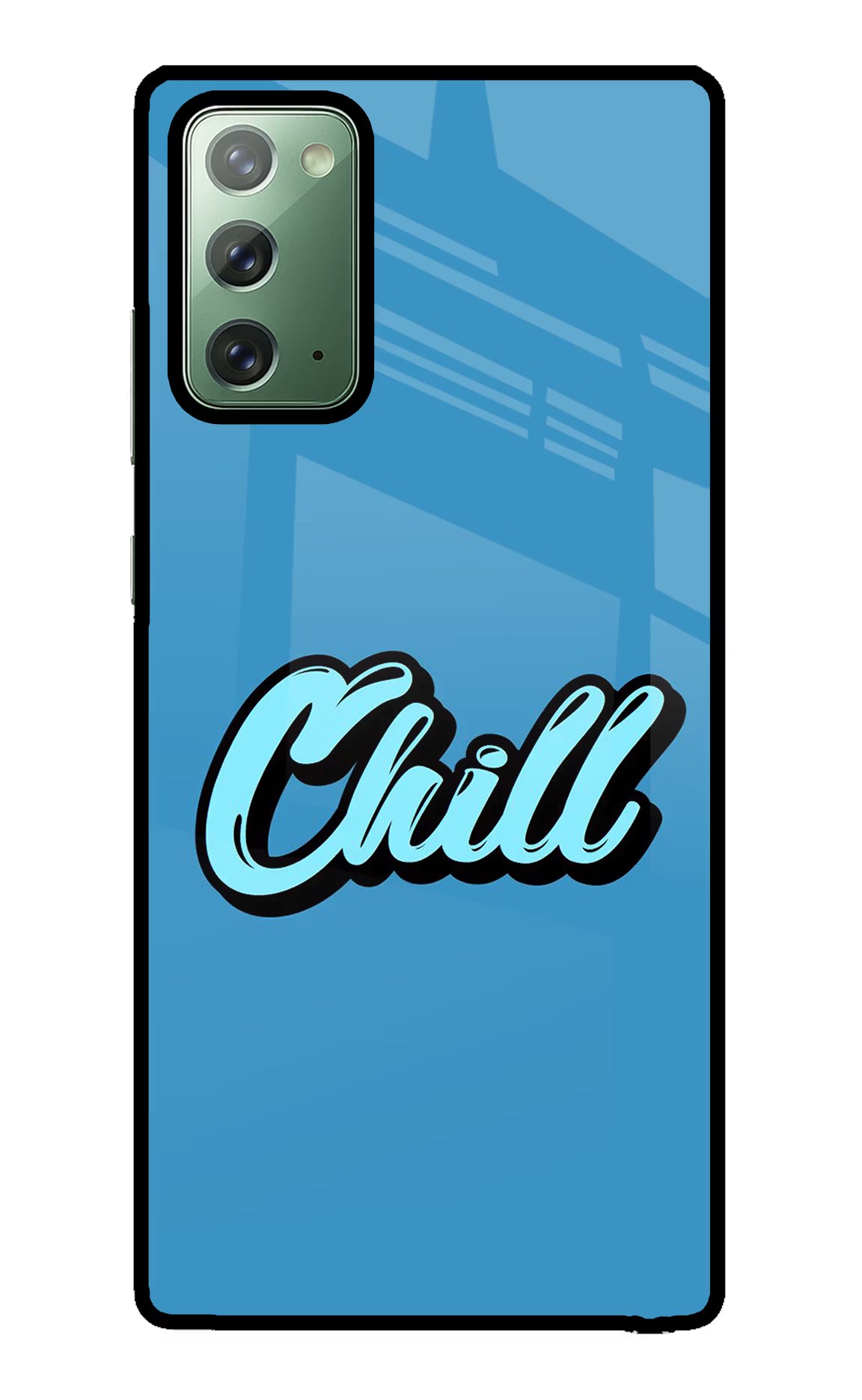 Chill Samsung Note 20 Glass Case Back Cover by Casekaro