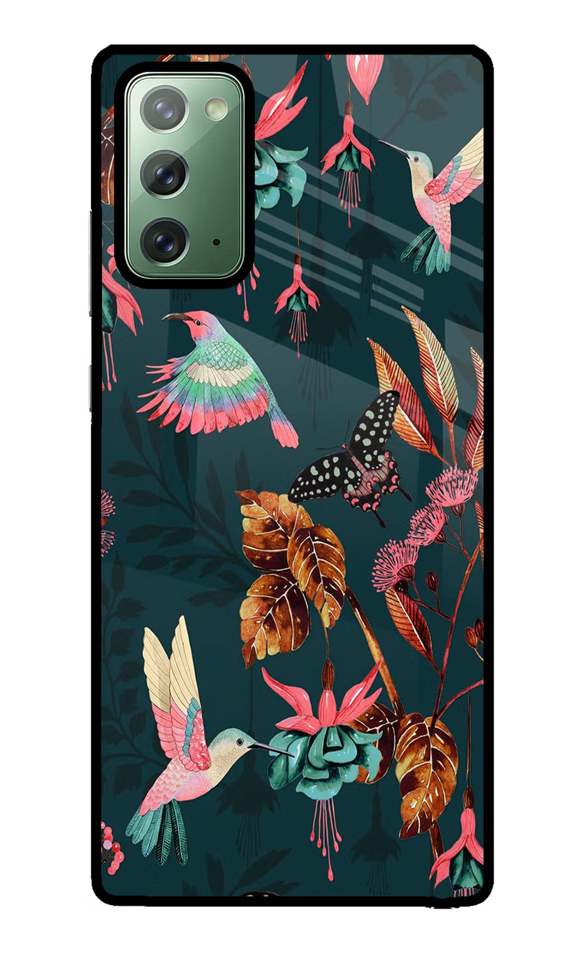Birds Samsung Note 20 Glass Case Back Cover by Casekaro