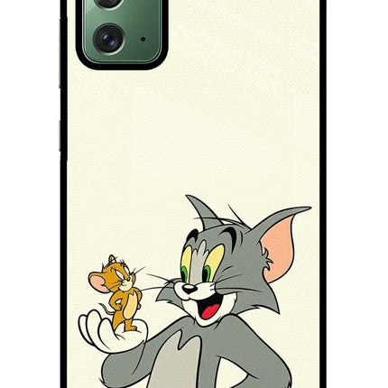 Tom & Jerry Samsung Note 20 Glass Case Back Cover by Casekaro