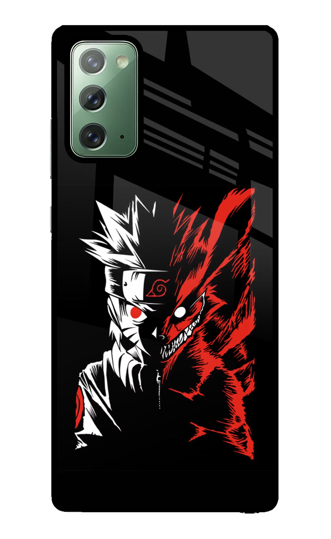 Naruto Two Face Samsung Note 20 Glass Case