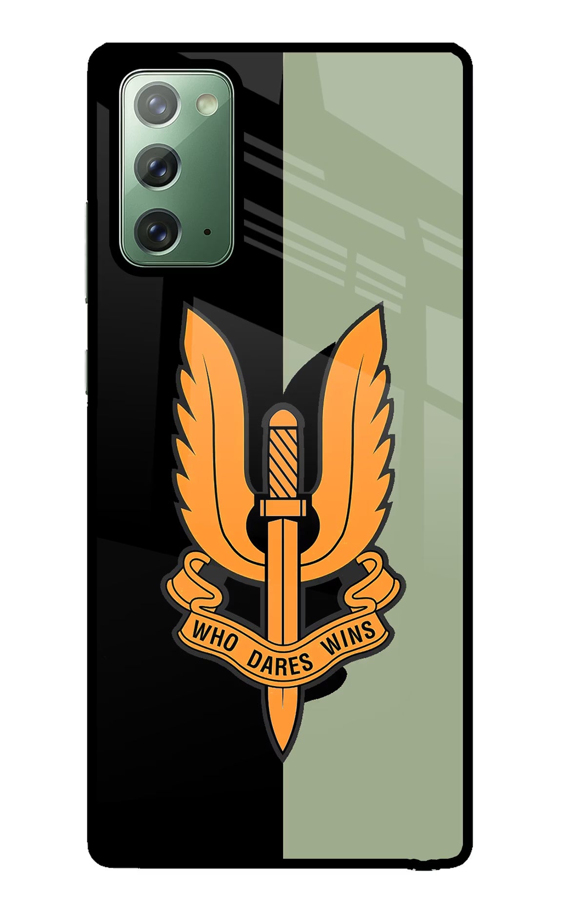 Balidan Logo Samsung Note 20 Glass Case
