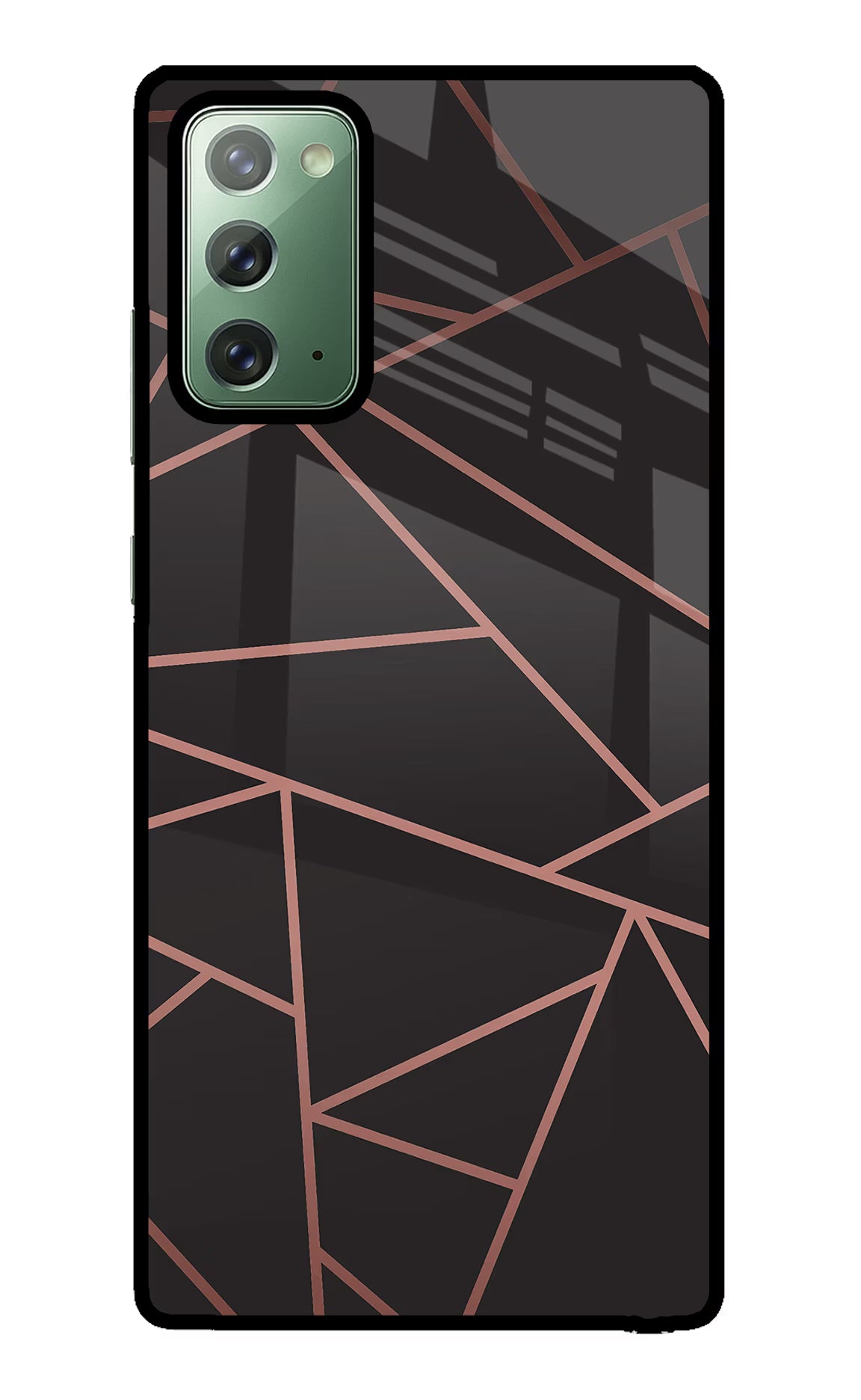 Geometric Pattern Samsung Note 20 Glass Case