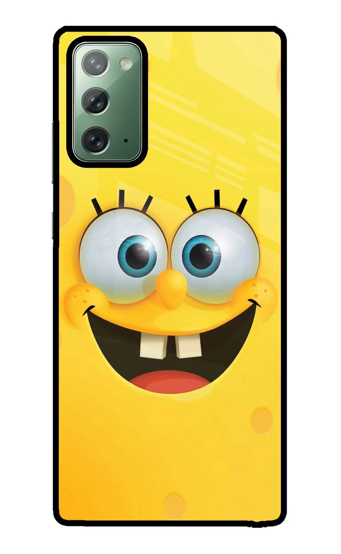 Sponge 1 Samsung Note 20 Glass Case Back Cover by Casekaro