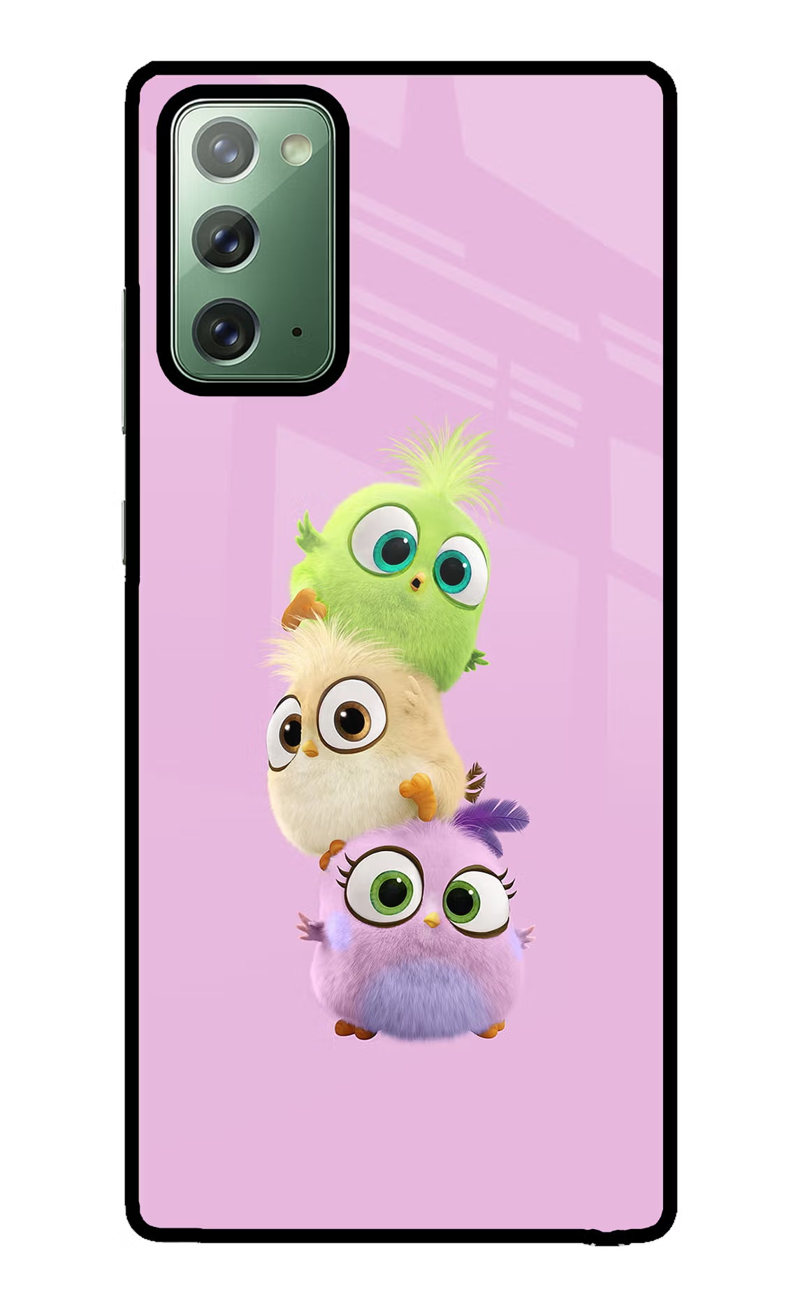 Cute Little Birds Samsung Note 20 Glass Case Back Cover by Casekaro