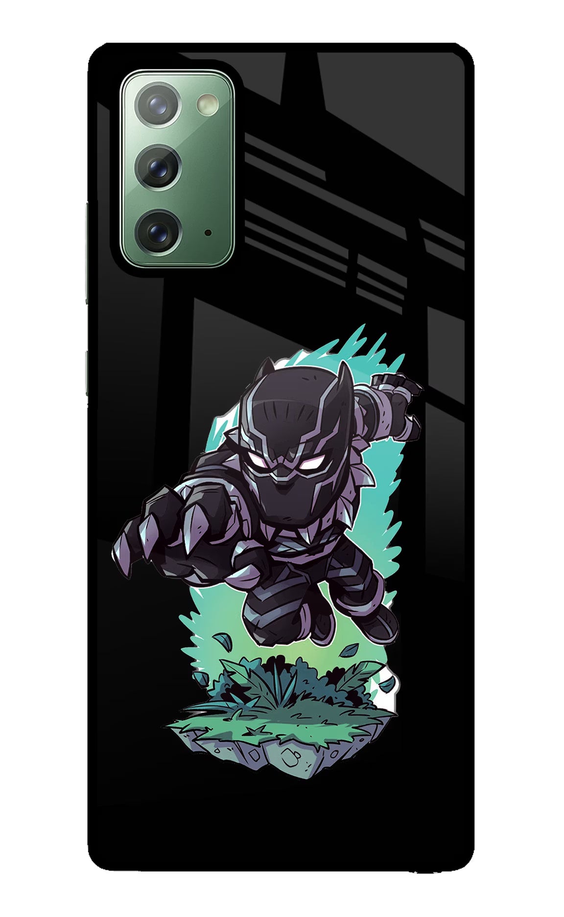 Black Panther Samsung Note 20 Glass Case