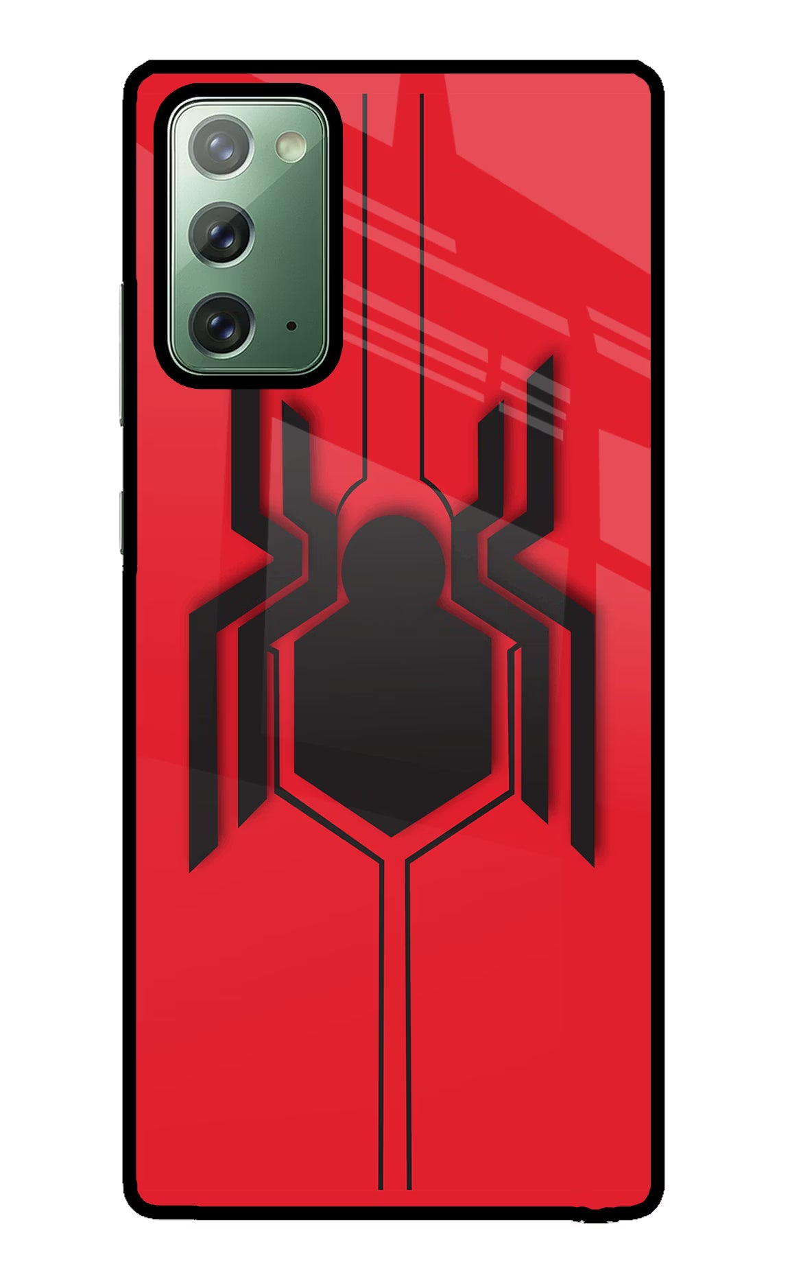 Spider Samsung Note 20 Glass Case Back Cover by Casekaro