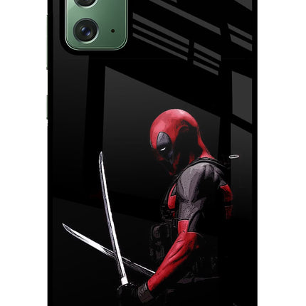 Deadpool Samsung Note 20 Glass Case Back Cover by Casekaro