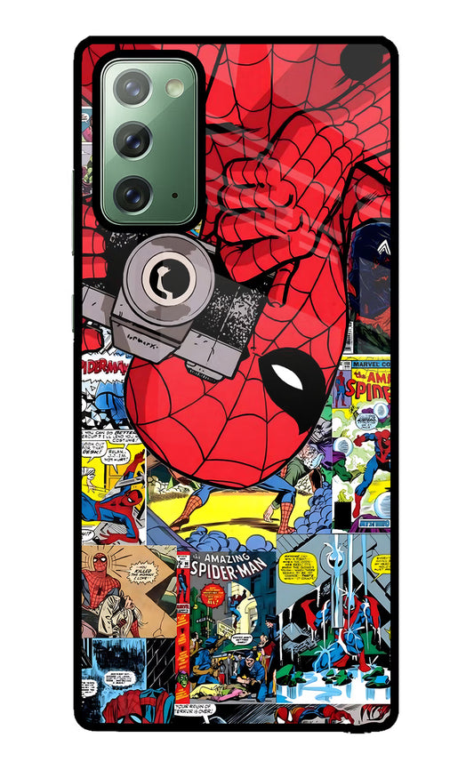 Spider Man Samsung Note 20 Glass Case