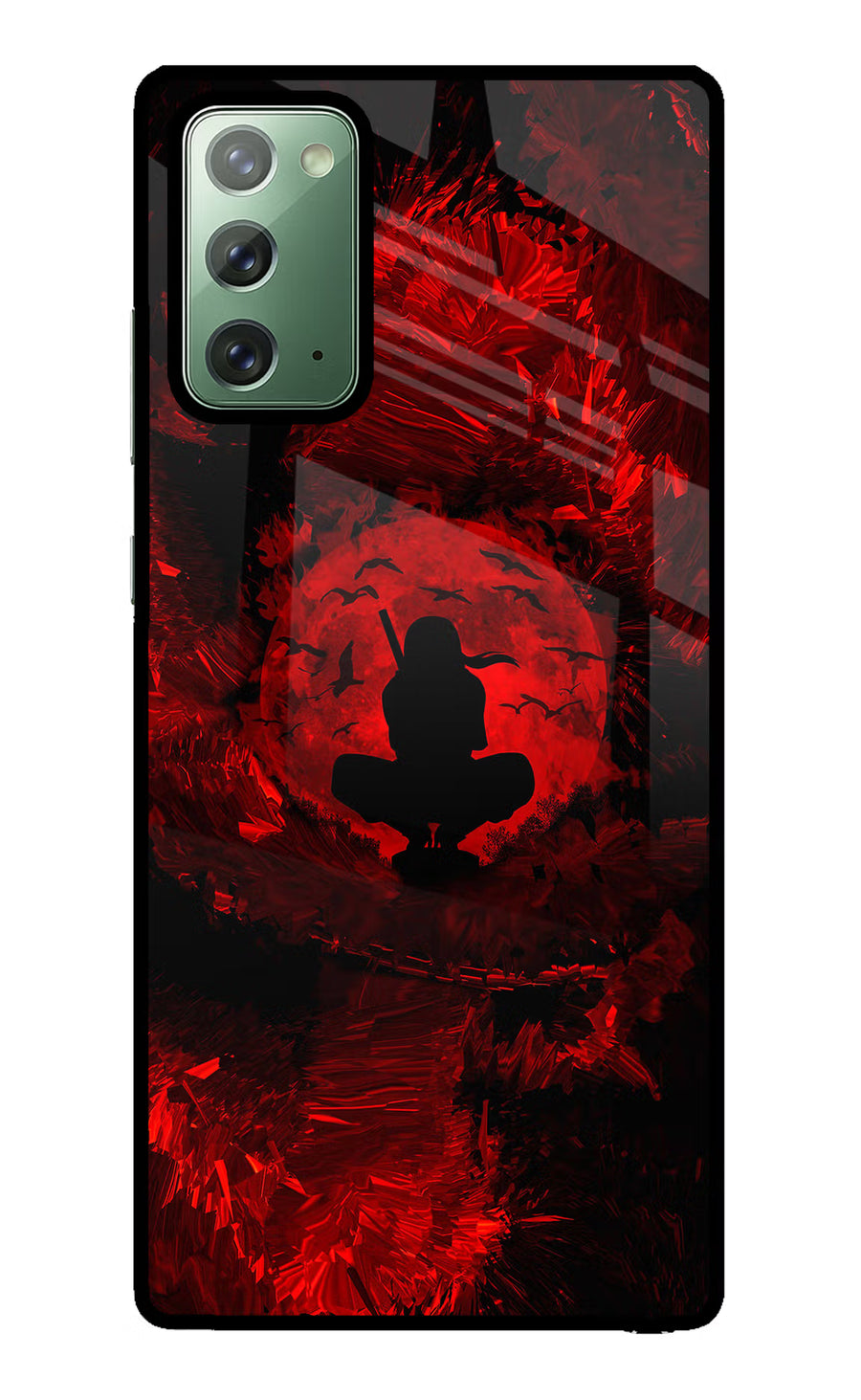 Itachi Uchiha Samsung Note 20 Back Cover, Glass case