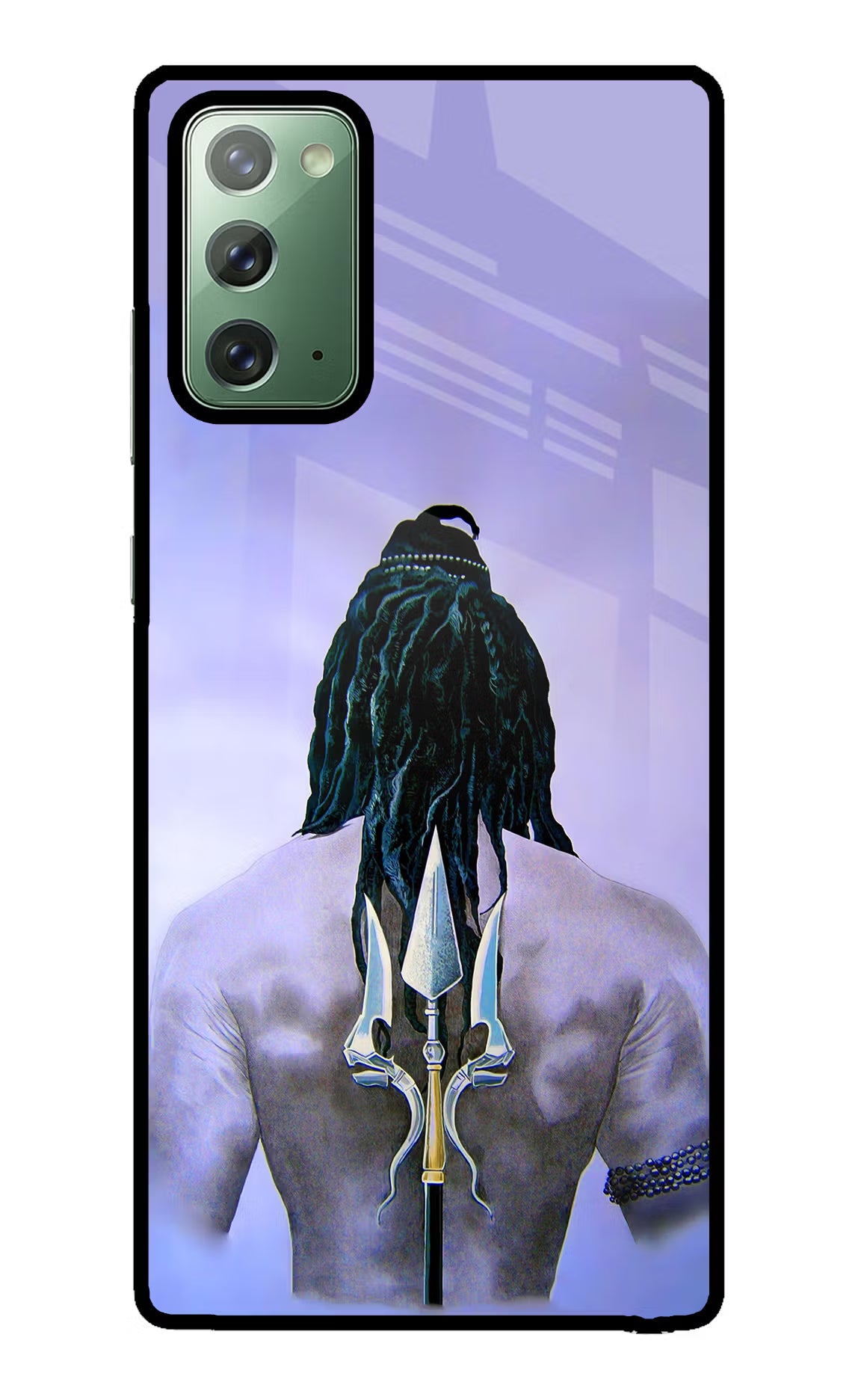 Shiva Samsung Note 20 Glass Case Back Cover by Casekaro