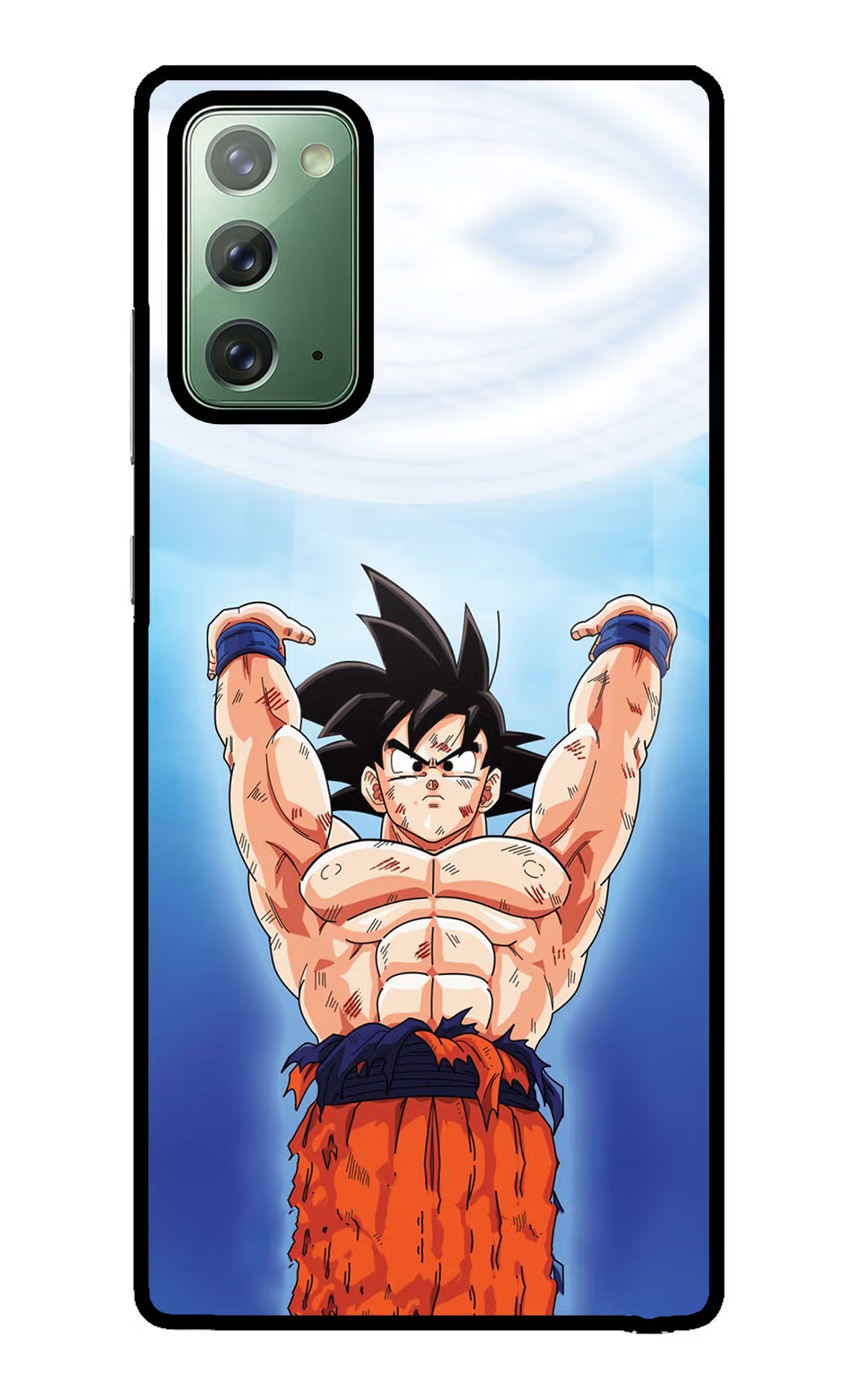 Goku Power Samsung Note 20 Glass Case