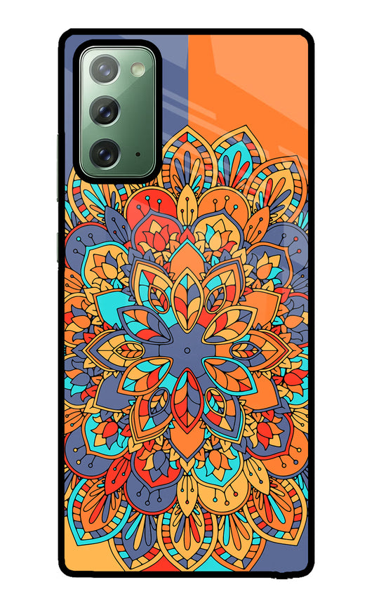 Color Mandala Samsung Note 20 Glass Case