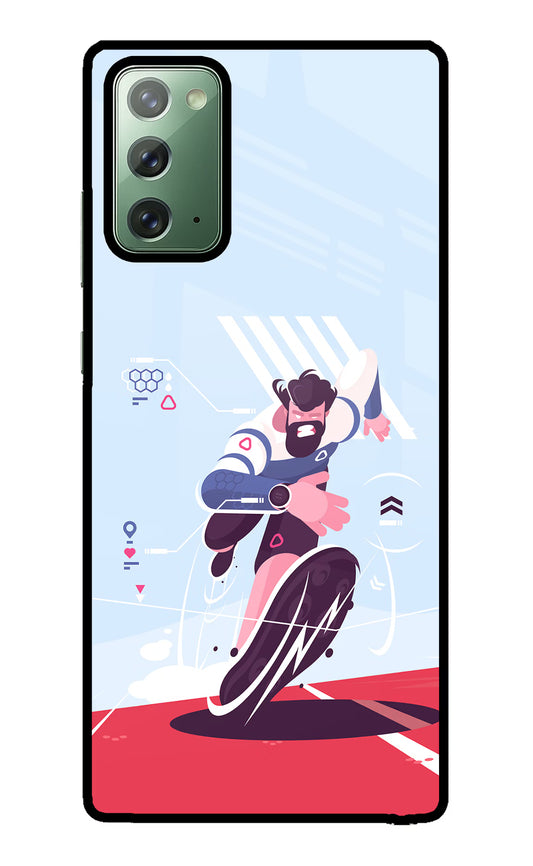 Run Pro Samsung Note 20 Glass Case