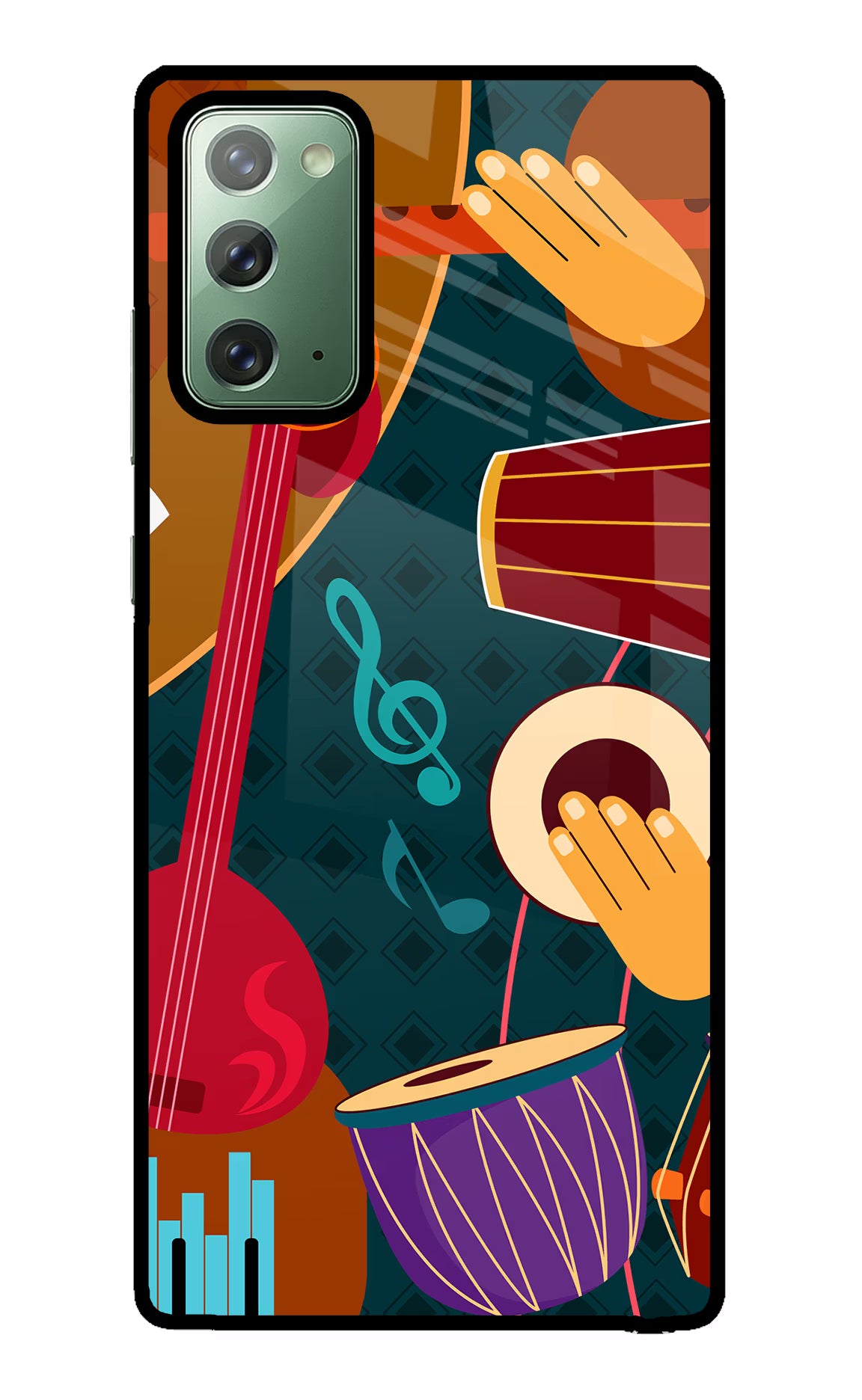 Music Instrument Samsung Note 20 Glass Case