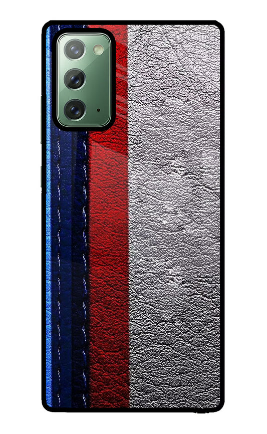 BMW Stripes Samsung Note 20 Glass Case