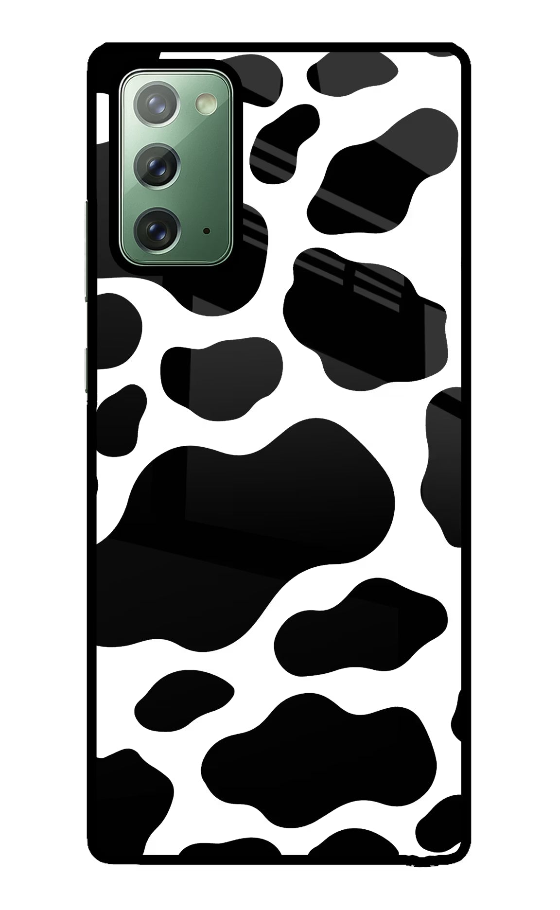 Cow Spots Samsung Note 20 Glass Case Back Cover by Casekaro