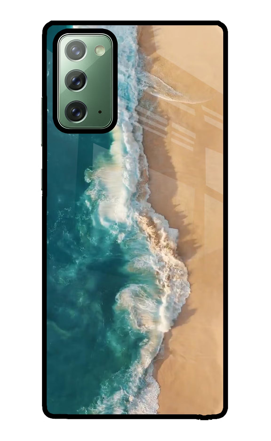 Ocean Beach Samsung Note 20 Glass Case Back Cover by Casekaro