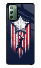 Captain America Marvel Art Samsung Note 20 Glass Case
