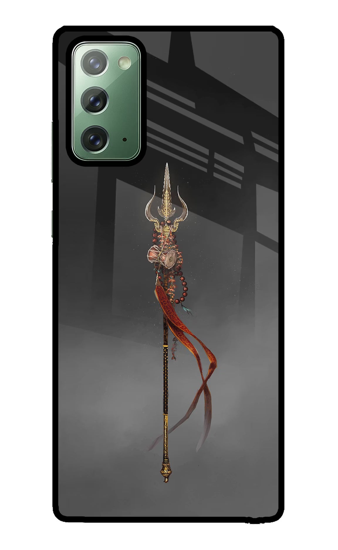 Shiv Trishul Samsung Note 20 Glass Case Back Cover by Casekaro
