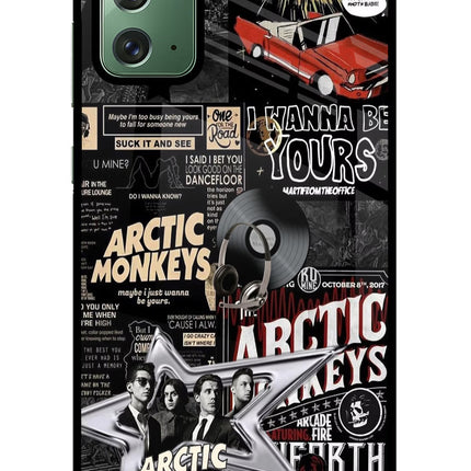 Arctic Monkeys Samsung Note 20 Glass Case Back Cover by Casekaro