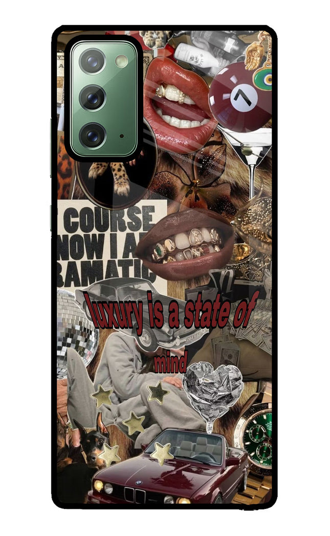 Luxury Samsung Note 20 Glass Case