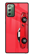 Red Velocity Samsung Note 20 Glass Case