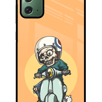 Undead Biker Samsung Note 20 Glass Case