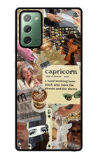 Capricorn Zodiac Samsung Note 20 Glass Case