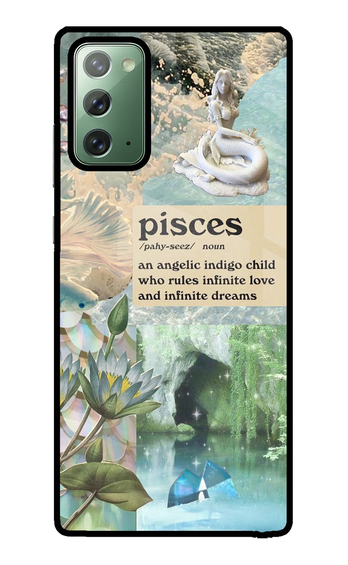 Pisces Zodiac Samsung Note 20 Glass Case