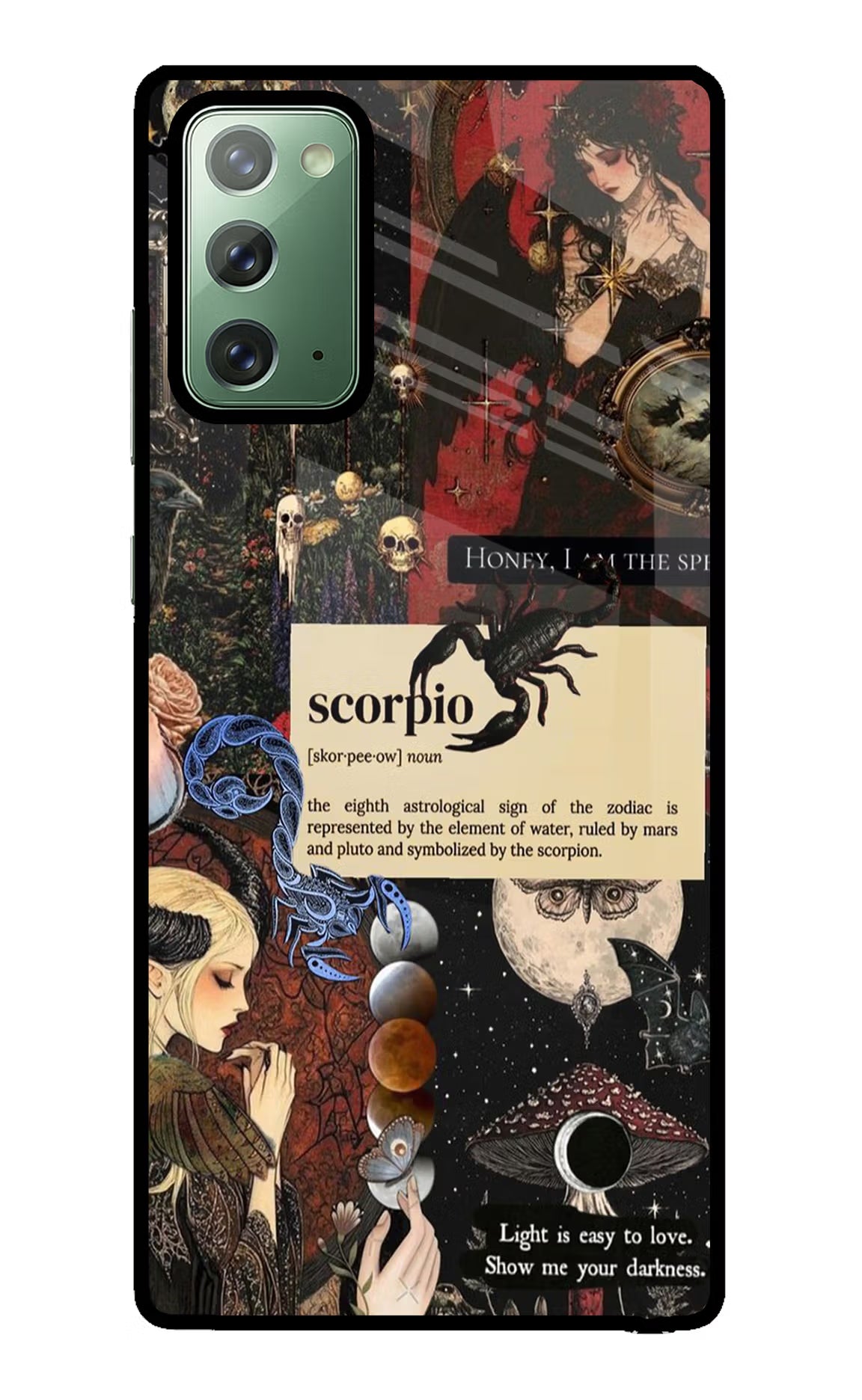 Scorpio Zodiac Samsung Note 20 Glass Case