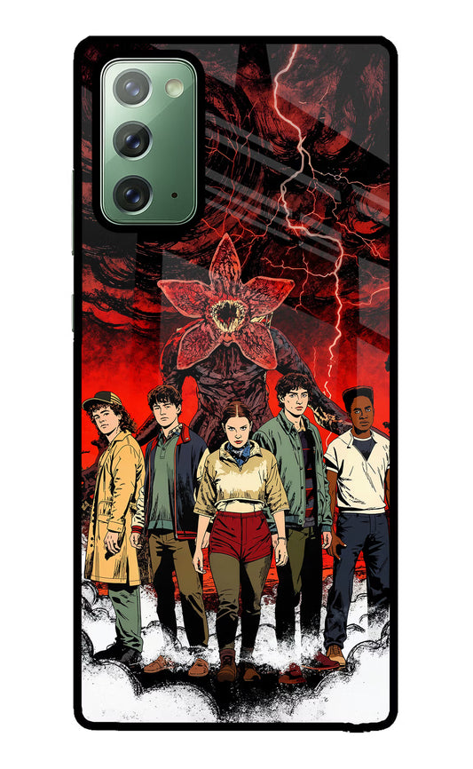 Ordinary Things Characters Samsung Note 20 Glass Case